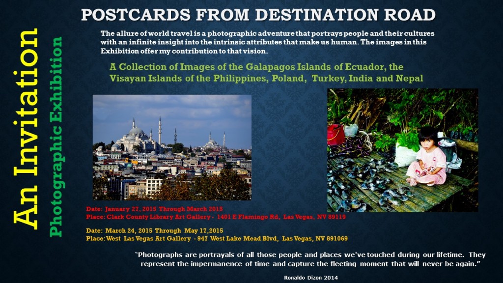 Invitation to Postcards from Destination Road