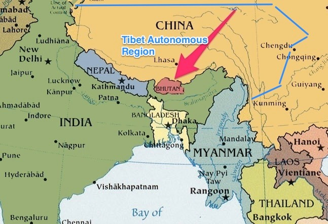 map_bhutan_arrow_tibet_med